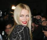 Claudia Schiffer, le 9 mars 2009, au Palais de Tokyo, à l'occasion du défilé Yves Saint Laurent.