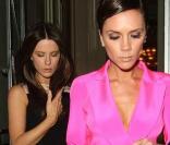 Victoria Beckham et Kate Beckinsale dînent ensemble dans un restaurant à Londres le 13 mars 2009