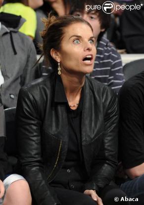 Maria Shriver, la femme d'Arnold Schwarzenegger, au match des Lakers/Mavericks