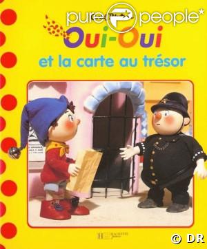La couverture du roman d'Enid Blyton, Oui-oui et la carte au trésor 