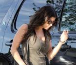 Fergie se rendant chez des amis à Van Nuys, à Los Angeles le 19 mars 2009
