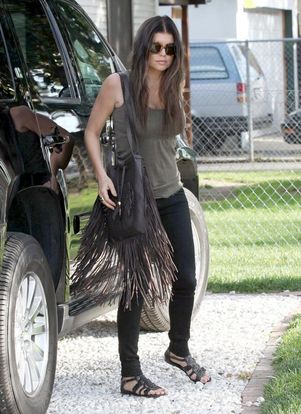 Fergie se rendant chez des amis à Van Nuys, à Los Angeles le 19 mars 2009