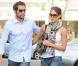Jessica et son chéri Cash Warren en amoureux à Brentwood, le 9 octobre 2008
