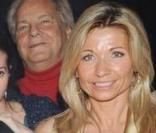 Natty Belmondo resplendissante à l'anniversaire d' Edouard Nahum le joaillier des stars au Vip Rom Theater 
