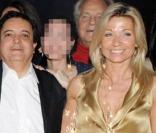 Natty Belmondo resplendissante à l'anniversaire d' Edouard Nahum le joaillier des stars au Vip Rom Theater 