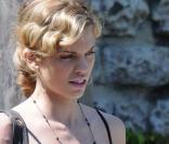 AnnaLynne McCord, sur le tournage de 90210, le 23 mars 2009 à Los Angeles.