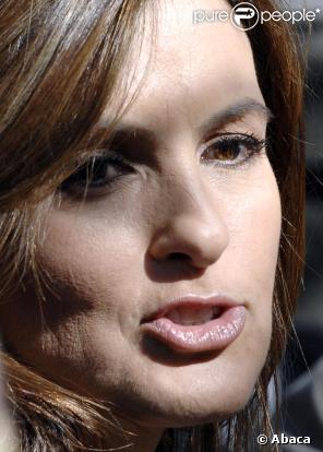 Mariska Hargitay sur le tournage hier à New York 