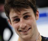 Brian Joubert lors des championnats mondiaux de patinage artistique à Los Angeles le 26 mars 2009