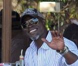 Djimon Hounsou et sa compagne Kimora Lee déjeunent à Beverly Hills le 26 mars 2009
