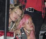 Kate Moss et Lily Allen lors du festival de Glastonbury en juin 2008 