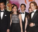 Andrea, Charlotte et Pierre Casiraghi au Bal de la Rose 2007 