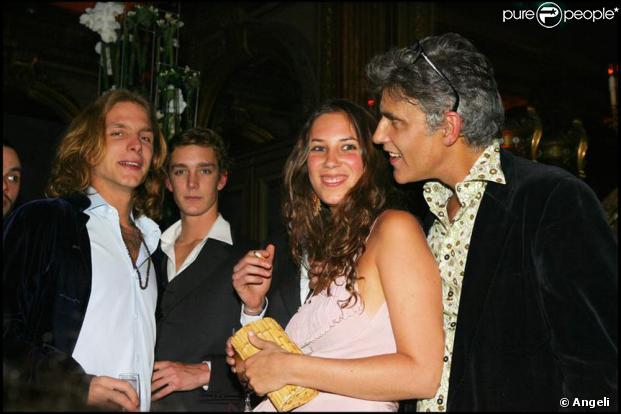 Andrea Casiraghi avec sa fiancée Tatiana Santo Domingo et le papa Julio Mario Santo Domingo 
