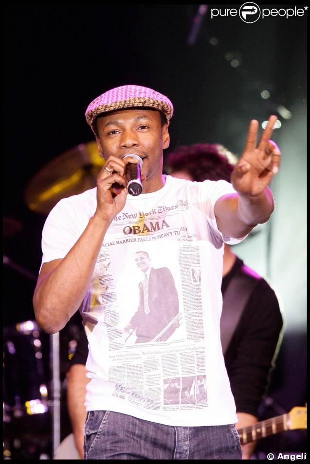 MC Solaar était trop cool, au Palais des Sports de Lyon, le 28 mars 2009, à l'occasion de la 4e édition de 