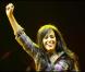 Amel Bent a perdu au foot, mais a gagné au concert, au Palais des Sports de Lyon, le 28 mars 2009, à l'occasion de la 4e édition de "Foot-Concert", au profit de l'association Huntington.