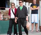 Robert Downey Jr avec sa femme dans les rues de Los Angeles