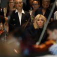 La Première Dame Brigitte Macron (Trogneux) visite l'école d'art "Duke Ellington School of the Arts" (école des arts du spectacle) à Washington, The District, Etats-Unis, le 25 avril 2018. © Dominique Jacovides/Bestimage