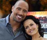 La belle Carla Gugino et Dwayne Johnson, lors de la conférence de presse de 