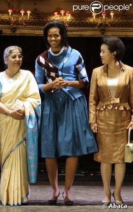 Michelle Obama au Royal Opera de Londres. 02/04/09 