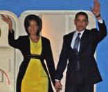 Michelle et Barack Obama arrivent à Londres. 31/03/09 