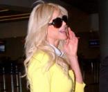 Victoria Silvstedt à l'aéroport de Miami, le 2 avril 2009