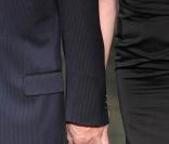 Carla Bruni et Nicolas Sarkozy, très tendres en Allemagne, à Baden-Baden, pour les 60 ans de l'OTAN. 03/04/09