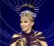 Kylie Minogue lors de son concert à Rotterdam...