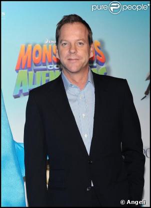 Kiefer Sutherland à Madrid pour la promotion du film Monsters Vs Aliens 
