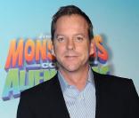 Kiefer Sutherland à Madrid pour la promotion du film Monsters Vs Aliens<br />