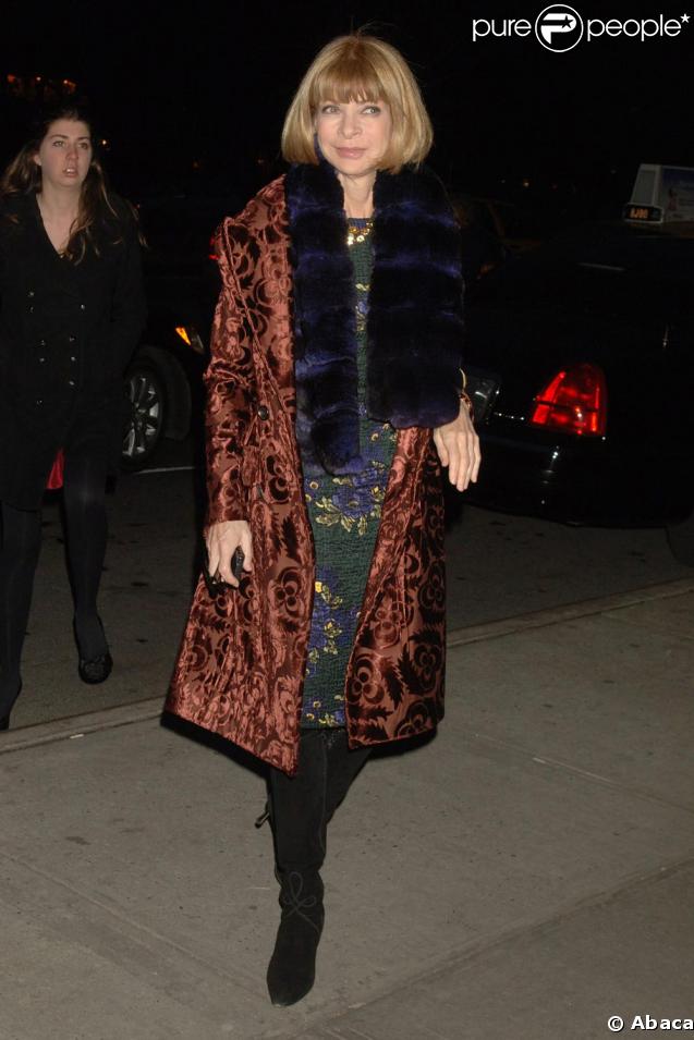 Anna Wintour à la première new-yorkaise de  The Mysteries of Pittsburgh 