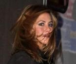 Jennifer Aniston sur le tournage de The Baster à New York le 8 avril 2009