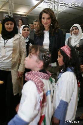 Rania de Jordanie réaffirme son soutien au projet Madrasati. 13/04/09