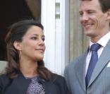 La reine Margrethe II de Danemark fête ses 69 ans avec ses sujets et... en famille : ici, son fils Joachim avec sa femme Marie Cavallier !