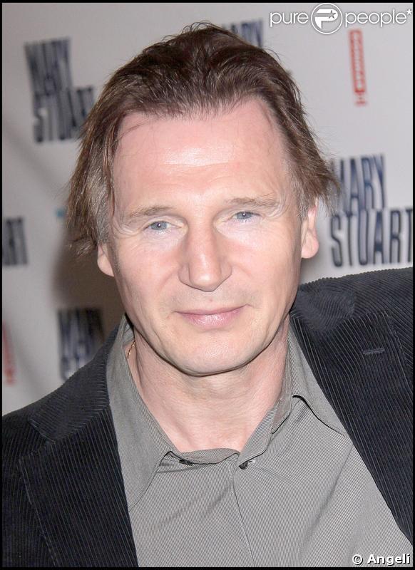 Liam Neeson à la présentation de la pièce Mary Stuart