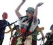 Coachella 2009 : Katie White des Ting Tings, un look composé et... composite !