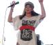 Coachella 2009 : Katie White des Ting Tings, un look composé et... composite !