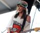 Coachella 2009 : Katie White des Ting Tings, un look composé et... composite !