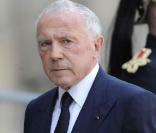 Obsèques de Maurice Druon aux Invalides, le 20 avril 2009. François Pinault. 