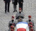 Obsèques de Maurice Druon aux Invalides, le 20 avril 2009.