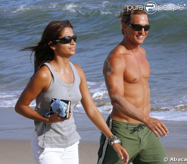 Matthew McConaughey et sa compagne Camilla Alves