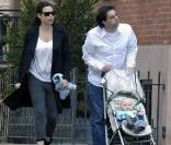 Minnie Driver, son fils Henry et son petit-ami Graig Zolezzi