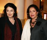 Anouk Aimée et Françoise Fabian - La 9e édition du Prix Ciné Roman Carte Noire à Paris le 27 avril 2009