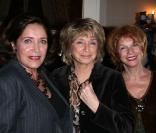 Françoise Fabian, Danièle Thompson et Agathe Nathanson - La 9e édition du Prix Ciné Roman Carte Noire à Paris le 27 avril 2009