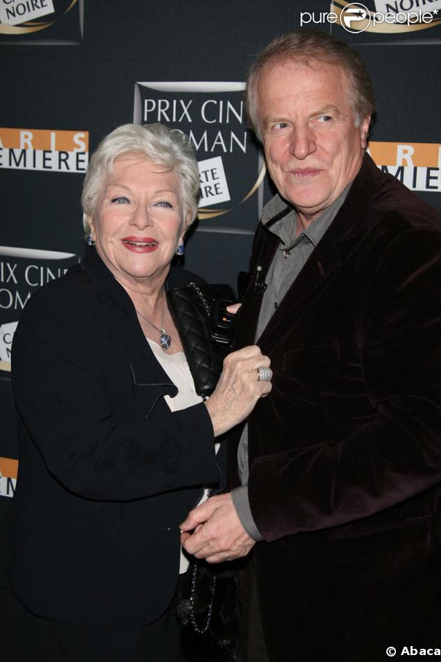 Line Renaud et André Dussollier - La 9e édition du Prix Ciné Roman Carte Noire à Paris le 27 avril 2009