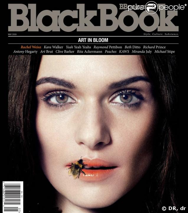 Rachel Weisz en couverture de BlackBook Magazine du mois de mai 2009 