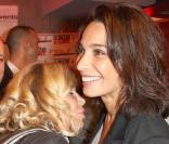 Fiona Gélin et Marie Fugain très proches, à l'occasion de la soirée de lancement de l'agence artistique Inouï, le 29 avril 2009, à Paris !
