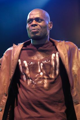 Kery James sur scène au festival Solidays, en juillet 2008