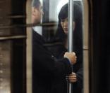 Angelina Jolie sur le tournage du film  Salt , à New York