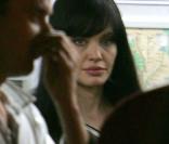 Angelina Jolie sur le tournage du film  Salt , à New York