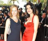  Gabrielle Lazure et Jiovanka Sopalovic  montent les marches pour l'ouverture du 62e Festival de Cannes