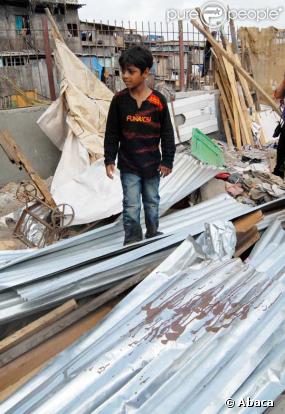 Le jeune Azharuddin Mohammed Ismail, du film Slumdog Millionaire vient de voir sa maison... détruite !